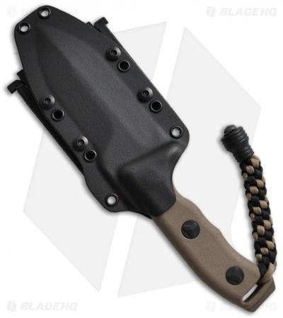 Microtech Crosshair Knife Tan Fixed Double Edge Blade (5" Tan) 101-1TA 4 Microtech Crosshair Knife Tan Fixed Double Edge Blade (5" Tan) 101-1TA - Image 2