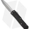 Microtech Daytona D/A OTF D/E Knife W/ Carbon Fiber (3.25" Bead Plain) 126-7 1 Microtech Daytona D/A OTF D/E Knife W/ Carbon Fiber (3.25" Bead Plain) 126-7 -Microtech microtech daytona de bead blast 126 7