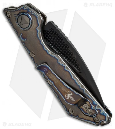 Marfione Custom DOC Killswitch Automatic Knife Flame Ti (3.75" DLC Satin) VAR. 4 4 Marfione Custom DOC Killswitch Automatic Knife Flame Ti (3.75" DLC Satin) VAR. 4 - Image 2