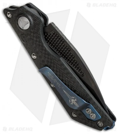 Marfione Custom DOC Killswitch Automatic Knife Carbon Fiber (3.75" DLC Tri-Tone) 5 Marfione Custom DOC Killswitch Automatic Knife Carbon Fiber (3.75" DLC Tri-Tone) - Image 3