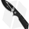 Marfione Strider Custom DOC Manual Flipper Knife (3.75" Two-Tone Black Ceramic)