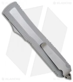 Microtech Marfione Custom Element D/A OTF Knife (3.44" Polished Plain) -Microtech microtech element hand ground high polish sn 045 back