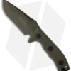 Microtech Currahee Drop Point Knife Fixed Blade (4.5" Green D2) 102-1GR -Microtech microtech fixed currahee green standard 102 1gr