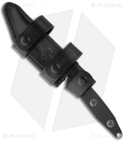 Marfione Custom Socom Alpha Clip Point Fixed Blade Carbon Fiber (5" Stonewash) 4 Marfione Custom Socom Alpha Clip Point Fixed Blade Carbon Fiber (5" Stonewash) - Image 2