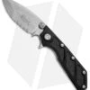 Microtech DOC Flipper Knife Aluminum Folder (3.75" Stonewash Serr) 153-11 -Microtech microtech flipper doc stonewash serrated 153 11