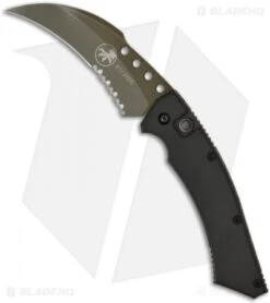 Microtech 29 Rare Microtech Green Hawk Automatic Knife (4" Serr)