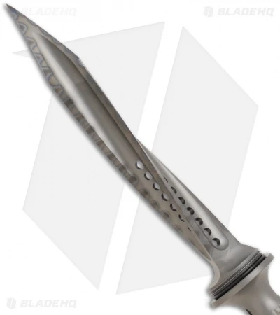 Microtech Titanium Jagdkommando Knife Fixed Blade (7.13" Bead Blast) 105-7TI 4 Microtech Titanium Jagdkommando Knife Fixed Blade (7.13" Bead Blast) 105-7TI - Image 2