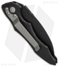 Microtech Kestrel Folding Knife (3" Black Serr) 06/1999 -Microtech microtech kestrel auto 06 1999 side cm