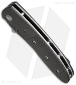 Microtech Lightfoot Compact Combat LCC Manual Knife (3.5" Black Serr) 08/2002 -Microtech microtech lightfoot 08 2002 6747 bottom cm