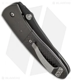 Microtech Lightfoot Compact Combat LCC Manual Knife (3.5" Black Serr) 08/2002 -Microtech microtech lightfoot 08 2002 6747 side cm