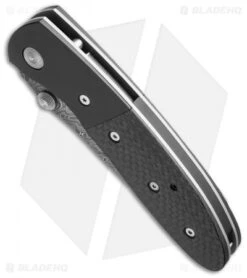 RARE Microtech LCC Custom Damascus D/A Automatic Knife (3.5" Damascus) 087 -Microtech microtech lightfoot double action damascus bottom cm