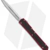 Microtech Makora II D/A OTF Automatic Knife CF/Red (4.45" Satin) 106-4RD -Microtech microtech makora 2 satin 106 4rd red carbon fiber