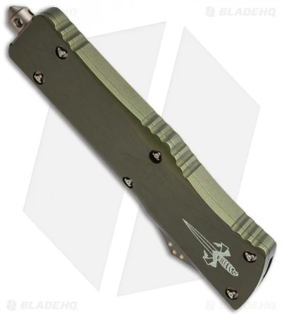 Marfione Custom Combat Troodon Clip Point OTF Knife OD (3.8" Bronze DLC MP) 4 Marfione Custom Combat Troodon Clip Point OTF Knife OD (3.8" Bronze DLC MP) - Image 2
