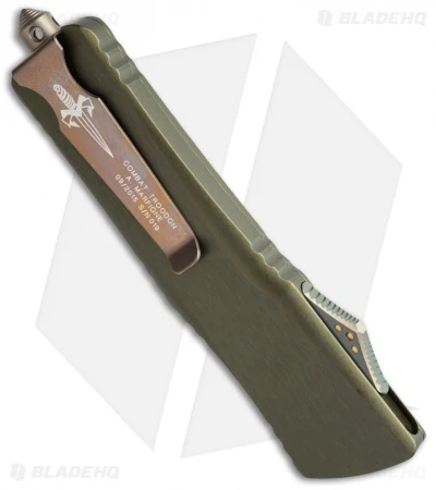Marfione Custom Combat Troodon Clip Point OTF Knife OD (3.8" Bronze DLC MP) 5 Marfione Custom Combat Troodon Clip Point OTF Knife OD (3.8" Bronze DLC MP) - Image 3