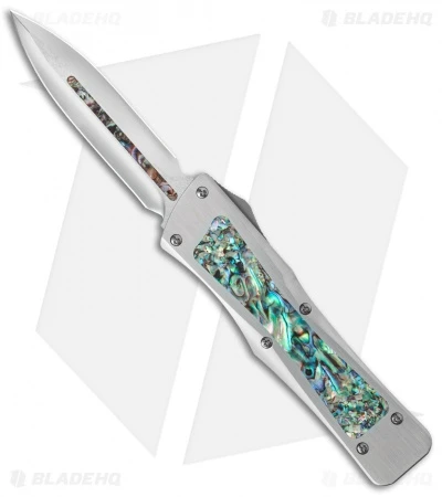 Marfione Custom Troodon OTF D/E Knife SS/Abalone (3" Mirror Polish) 3 Marfione Custom Troodon OTF D/E Knife SS/Abalone (3" Mirror Polish)