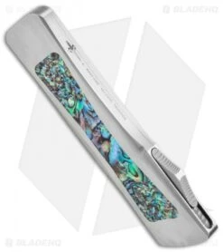 Marfione Custom Troodon OTF D/E Knife SS/Abalone (3" Mirror Polish) 7 Marfione Custom Troodon OTF D/E Knife SS/Abalone (3" Mirror Polish) -Microtech microtech mck ss troodon de abalone side cm