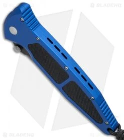 Microtech Mini Socom Manual Knife Blue Aluminum (3.25" Black) 12/1998 6 Microtech Mini Socom Manual Knife Blue Aluminum (3.25" Black) 12/1998 -Microtech microtech mini socom manual blue 12 1998 bottom cm
