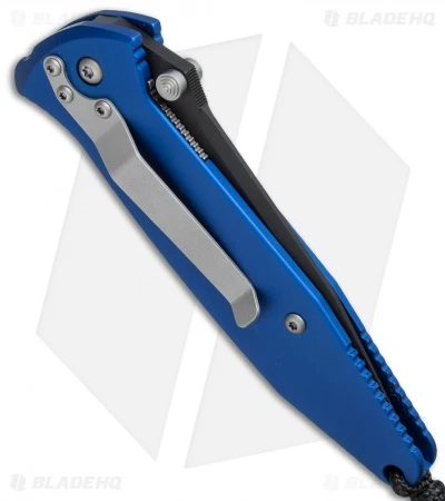 Microtech Mini Socom Manual Knife Blue Aluminum (3.25" Black) 12/1998 5 Microtech Mini Socom Manual Knife Blue Aluminum (3.25" Black) 12/1998 - Image 3