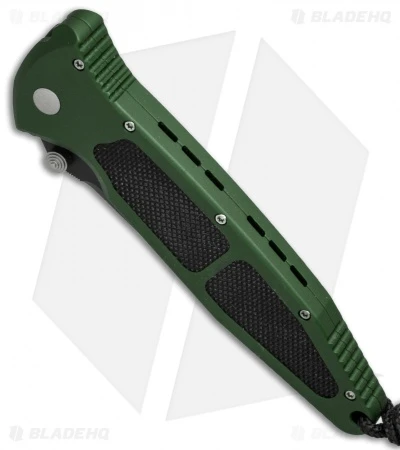 Microtech Mini Socom Manual Knife Green Aluminum (3.25" Black Serr) 12/1998 4 Microtech Mini Socom Manual Knife Green Aluminum (3.25" Black Serr) 12/1998 - Image 2