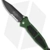 Microtech Mini Socom Manual Knife Green Aluminum (3.25" Black Serr) 12/1998 -Microtech microtech mini socom manual green 12 1998 cm