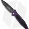 Microtech Mini Socom Manual Knife Purple Aluminum (3.25" Black) 12/1998 -Microtech microtech mini socom manual purple 12 1998 cm