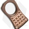 Microtech Marfione One-Finger Knuckle Paperweight (Dirty Copper) -Microtech microtech one hole paperweight dirty copper cm