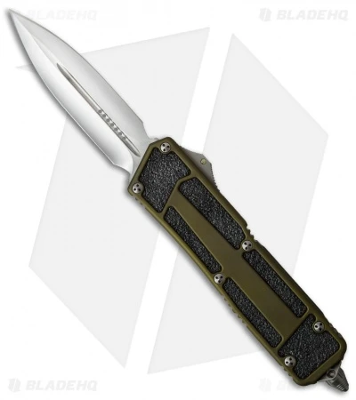 Marfione Custom Scarab Dagger OTF Automatic Knife OD Green (3.5" Mirror Polish) 3 Marfione Custom Scarab Dagger OTF Automatic Knife OD Green (3.5" Mirror Polish)