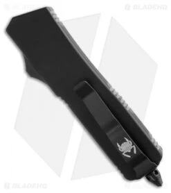 Microtech Scarab Executive OTF Automatic Knife Tactical (3.5" Black) 176-1T 5 Microtech Scarab Executive OTF Automatic Knife Tactical (3.5" Black) 176-1T -Microtech microtech scarab executive black tactical 176 1t side