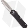 Microtech Scarab Executive OTF D/E Knife (3.5" Bead Blast Serr) -Microtech microtech scarab executive de bead blast serr 176 8
