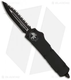Microtech Tactical Scarab Executive OTF D/E Knife (3.5" Black Full Ser) 109-3T
