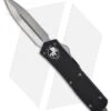 Microtech Scarab OTF Knife Executive D/E Dagger (Stonewash PLN) 109-10