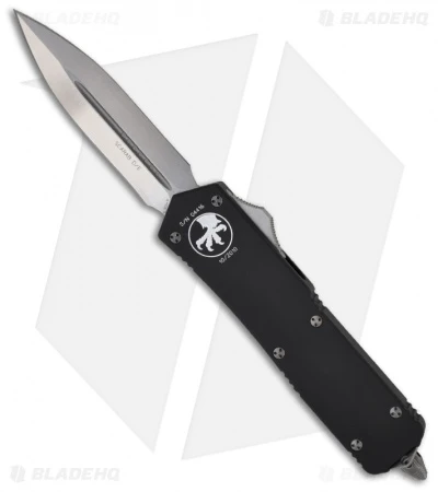 Microtech Scarab OTF Knife Executive D/E Dagger (Stonewash PLN) 109-10 3 Microtech Scarab OTF Knife Executive D/E Dagger (Stonewash PLN) 109-10