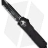 Microtech Scarab Executive Tactical OTF Tanto Knife (3.5" Black Serr) 108-3T