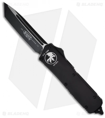 Microtech Scarab Executive Tactical OTF Tanto Knife (3.5" Black Plain) 108-1T 3 Microtech Scarab Executive Tactical OTF Tanto Knife (3.5" Black Plain) 108-1T