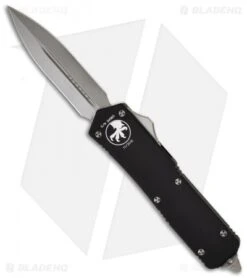 Microtech Scarab OTF Knife Executive D/E Dagger (Bead Blast PLN) 109-7