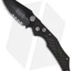 Microtech Select Fire Dual Action Automatic Knife (3.5" Black Serr) 128-2 -Microtech microtech select fire da black serr 128 2