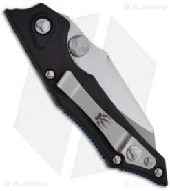 Microtech Custom Select Fire-M Knife Manual Folder (3.5" Satin Plain) SF-M -Microtech microtech select fire m satin back 1