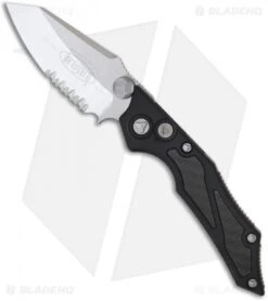 Microtech Select Fire Dual Action Automatic Knife (3.5" Satin Serr) 128-5