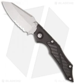 Microtech Select Fire Knife Manual Folder (3.5" Bead Blast Serr) 129-8