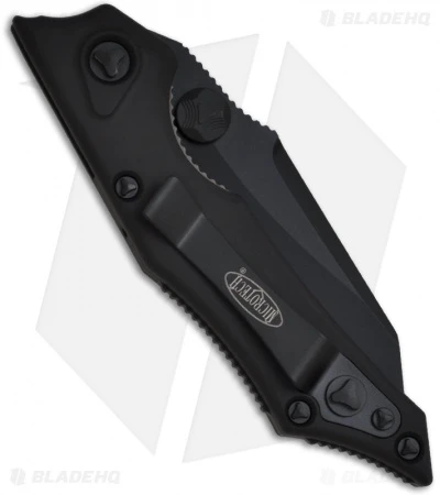 Microtech Tactical Select Fire Knife Manual Folder (3.5" Black Serr) 129-2T 4 Microtech Tactical Select Fire Knife Manual Folder (3.5" Black Serr) 129-2T - Image 2