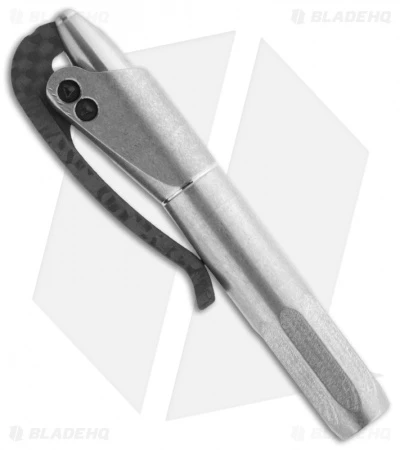 Microtech Marfione Custom Torched Titanium Siphon Pen W/ Carbon Fiber 4 Microtech Marfione Custom Torched Titanium Siphon Pen W/ Carbon Fiber - Image 2