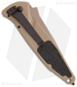 Microtech Socom Elite Automatic Knife (4" Tan Plain) 04/2007 -Microtech microtech socom auto cp tan tact 113 31 back