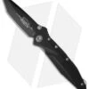 Microtech Socom Delta Tanto Knife Aluminum (4" Black) A163-1 -Microtech microtech socom delta t e standard black a163 1