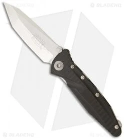 Microtech Socom Delta Tanto Folding Knife G-10 (4" Stonewash) 163-10