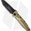 Microtech BAB Socom Delta Tanto Knife Brass (4" Black) 163-1BRT -Microtech microtech socom te brass 163 1 br cm