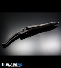 Microtech Marfione Custom Siphon Pen Black DLC Titanium + LSCF Lever -Microtech microtech spihon ii lscf dlc dl