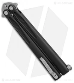 Microtech Tachyon III Balisong Butterfly Knife (4.5" Bead Blast Serr) 173-8 -Microtech microtech tachyon 3 bali bb serr 173 8 BHQ 30341 er side