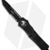 Microtech Troodon Tanto OTF Automatic Knife Tactical (3.05" Black Serr) 140-2T -Microtech microtech troodon 140 2dlc cm