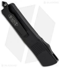 Microtech Troodon Tanto OTF Automatic Knife Tactical (3.05" Black Serr) 140-2T -Microtech microtech troodon 140 2dlc side cm