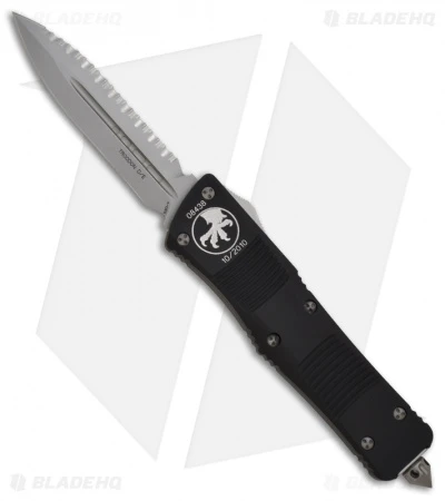 Microtech Troodon D/E OTF Automatic Knife (3" Bead Blast Full Serr) 138-9 3 Microtech Troodon D/E OTF Automatic Knife (3" Bead Blast Full Serr) 138-9